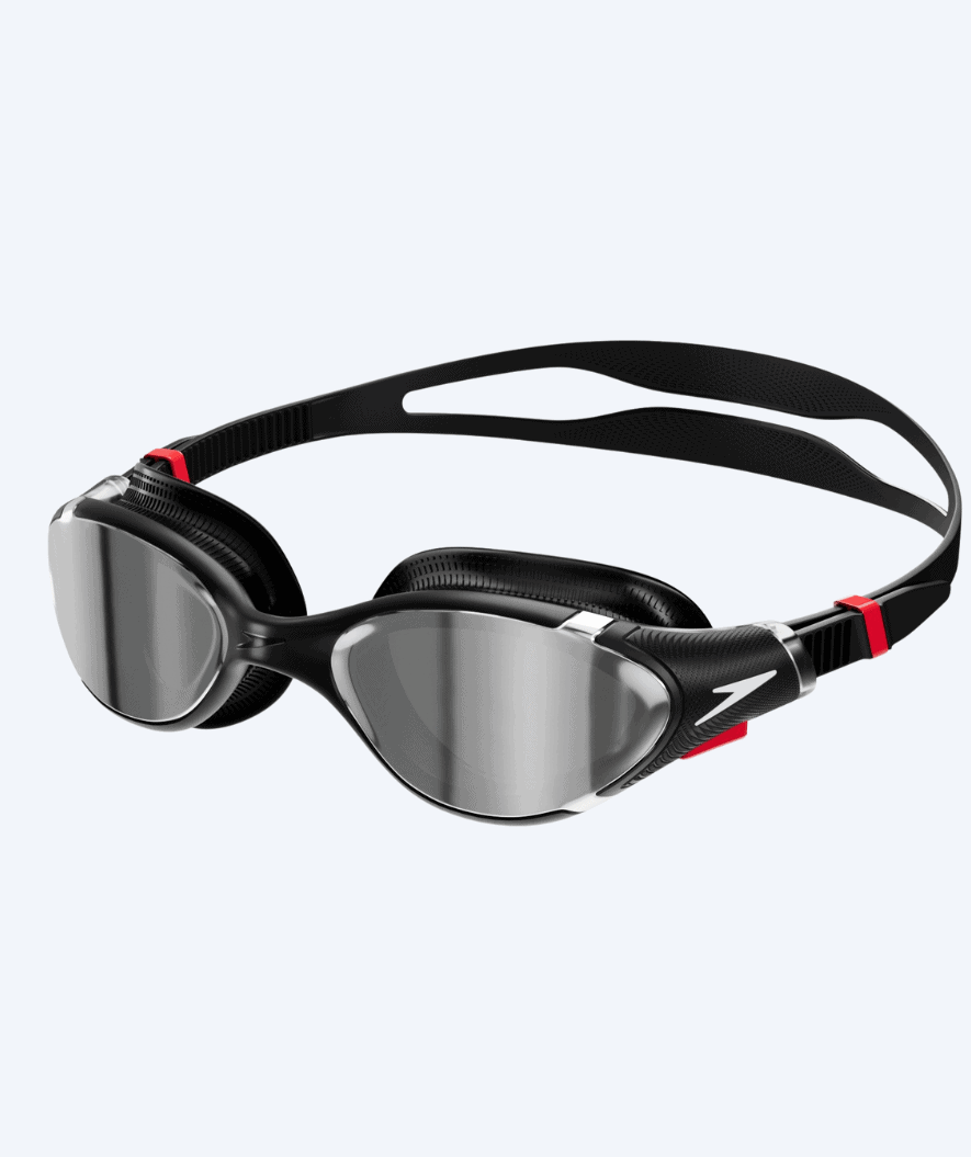 Speedo mosjons svømmebriller - Biofuse 2.0 Mirror - Svart/sølv
