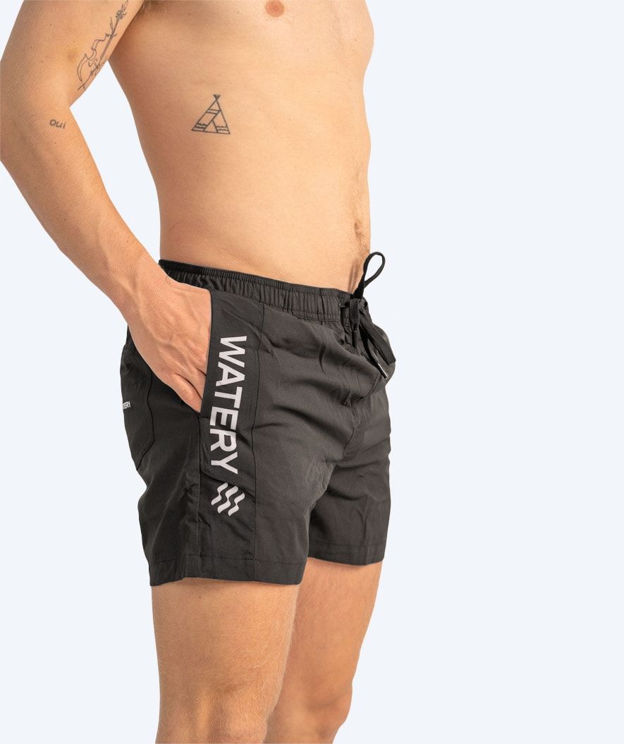 Watery badeshorts til menn - Signature Eco - Svart