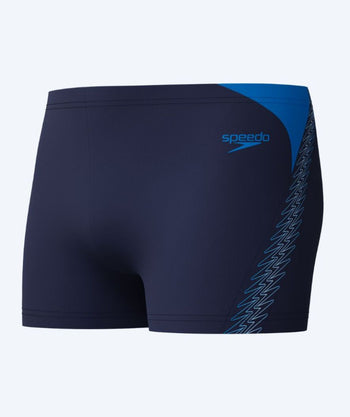 Speedo aquashorts til menn - Hyperboom Splice - Mørkeblå/blå