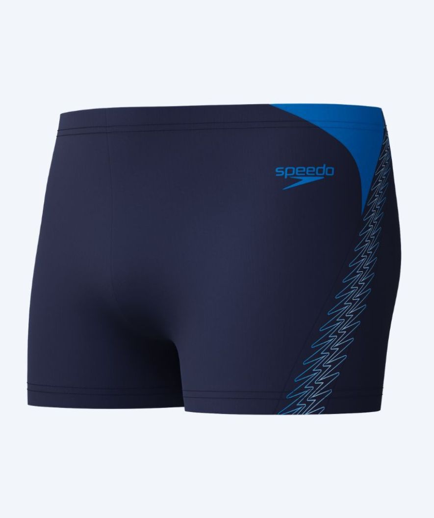 Speedo aquashorts til menn - Hyperboom Splice - Mørkeblå/blå