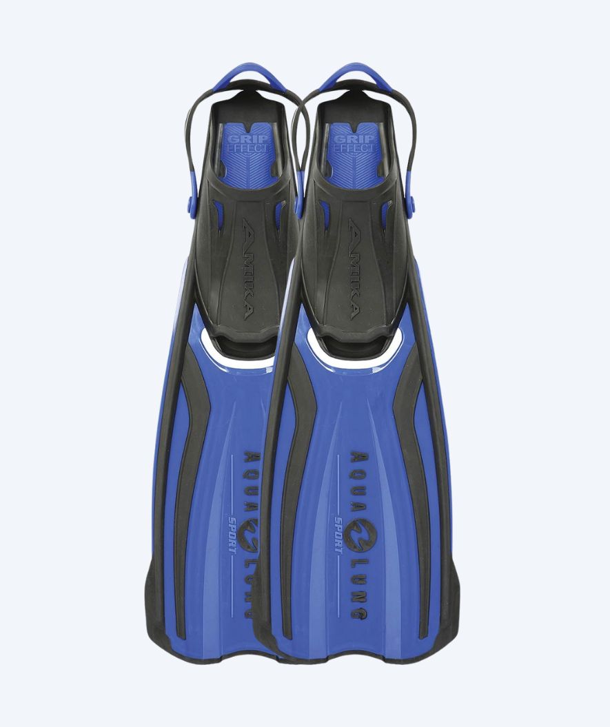 Aqualung dykkerføtter til voksne - Amika - Blå/svart