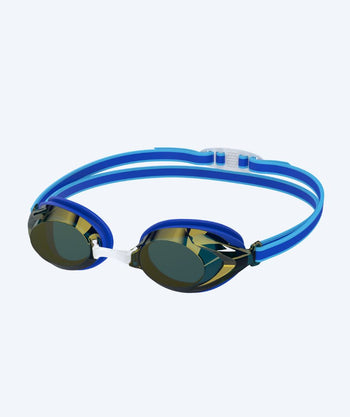 Speedo konkurransebriller til barn (6-14) - Vanquisher 3.0 Mirrored - Blå/gull