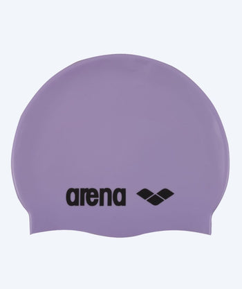Arena badehette - Classic Silicone - Lilla/svart