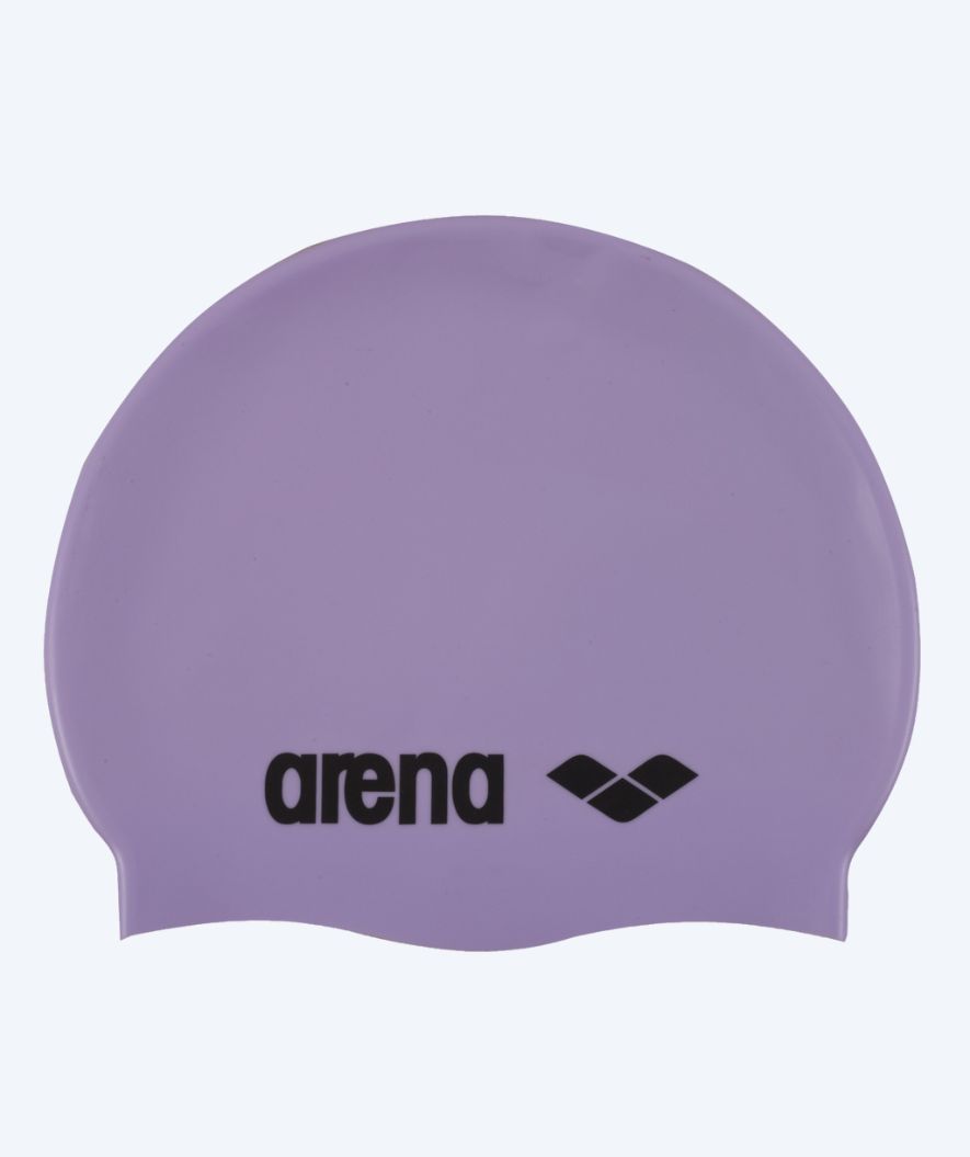 Arena badehette - Classic Silicone - Lilla/svart