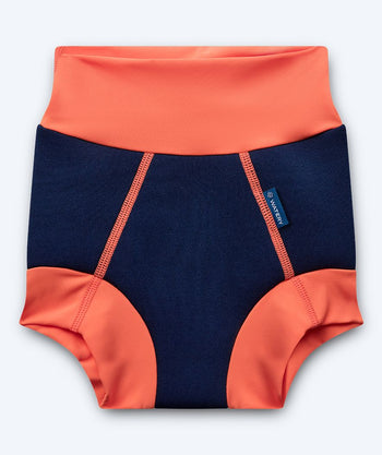 Watery bleiebadebukser til barn - Neoprene Swim Nappy - Atlantic Orange