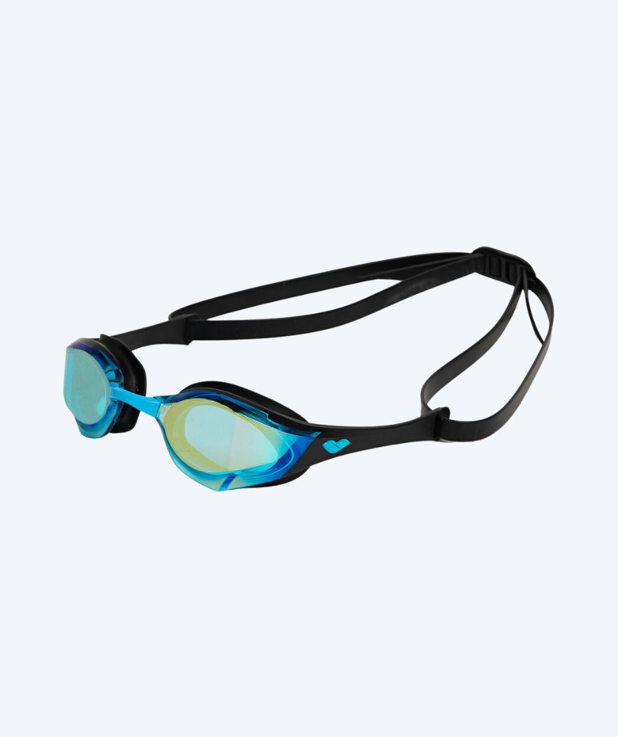 Arena Elite svømmebriller - Cobra Edge SWIPE Mirror - Svart (Blå mirror)