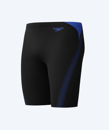 Speedo lange badebukser til menn - Hyperboom Splice - Svart/mørkblå