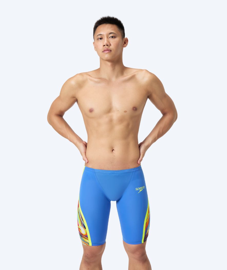 Speedo konkurransebukser til menn - LZR Pure Intent 2.0 - Lyseblå/multifarget