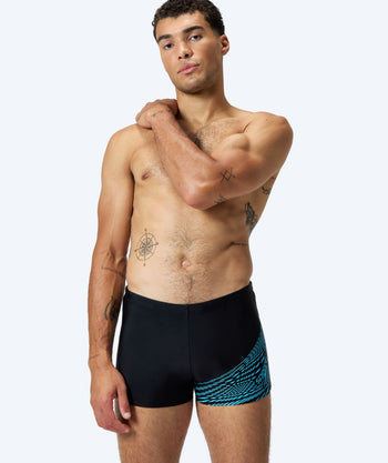 Speedo aquashorts til menn - Medley Logo - Svart/lyseblå