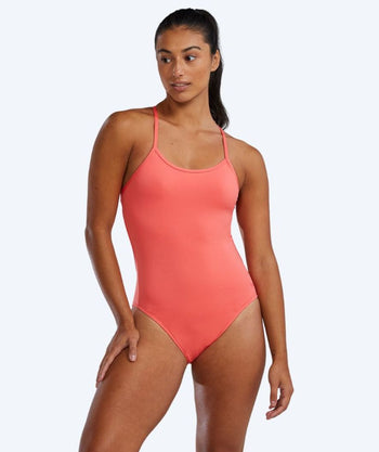 TYR badedrakt til damer - Durafast Elite Solid Tieback - Lyserød