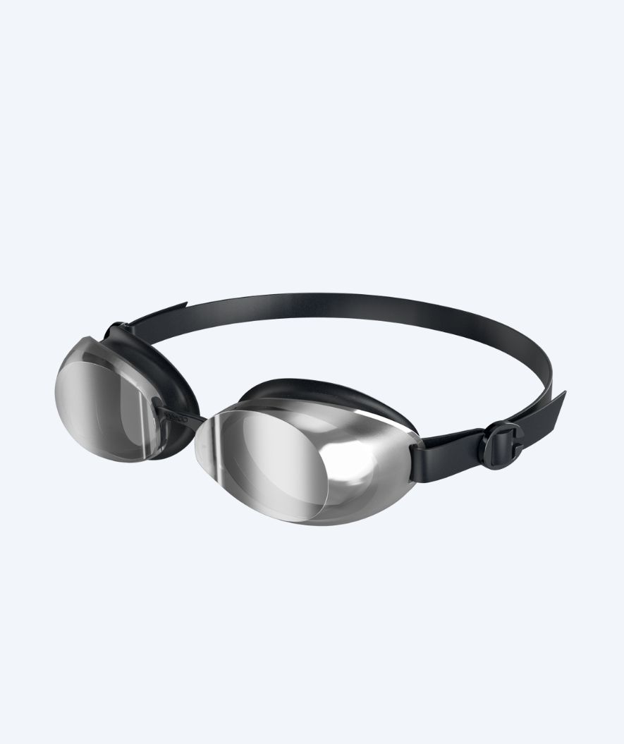 Speedo mosjons svømmebriller - Jet 2.0 - Svart/sølv (Mirror linse)