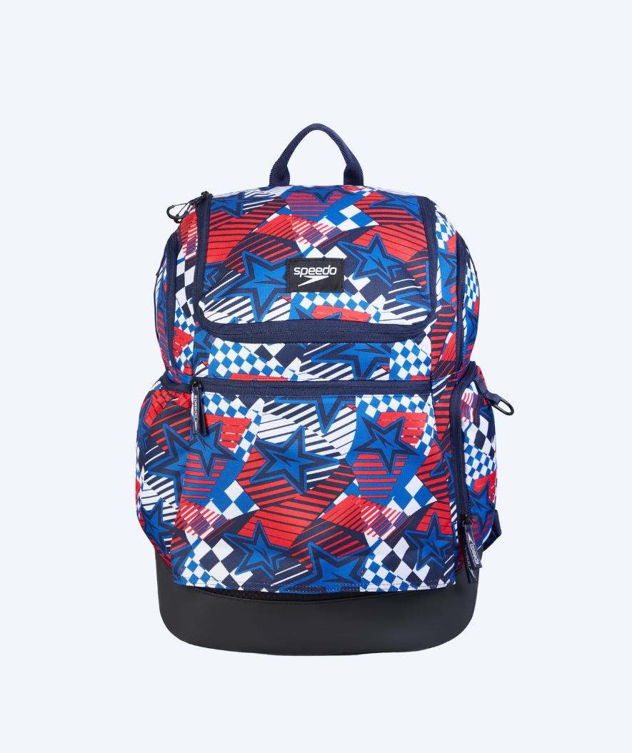 Speedo svømmesekk - Teamster 2.0 35L - Blå/rød