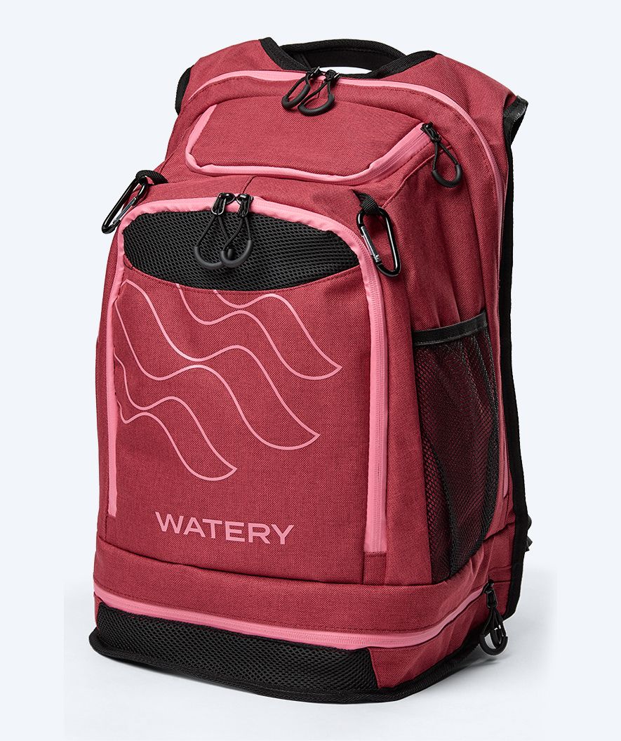 Watery svømmesekk - Viper Elite 45L - Rød/rosa