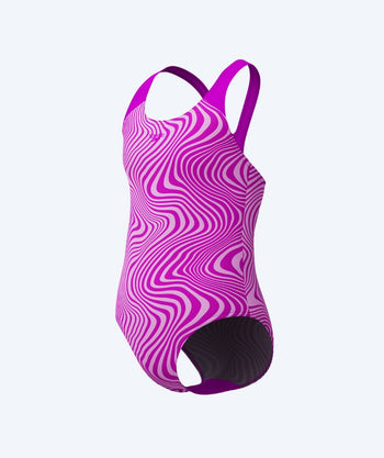 Speedo badedrakt til jenter - Allover Digital Splashback - Rosa