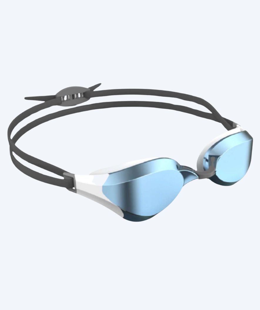 Watery Elite svømmebrille - Rattle Pro Mirror - Hvit/grå