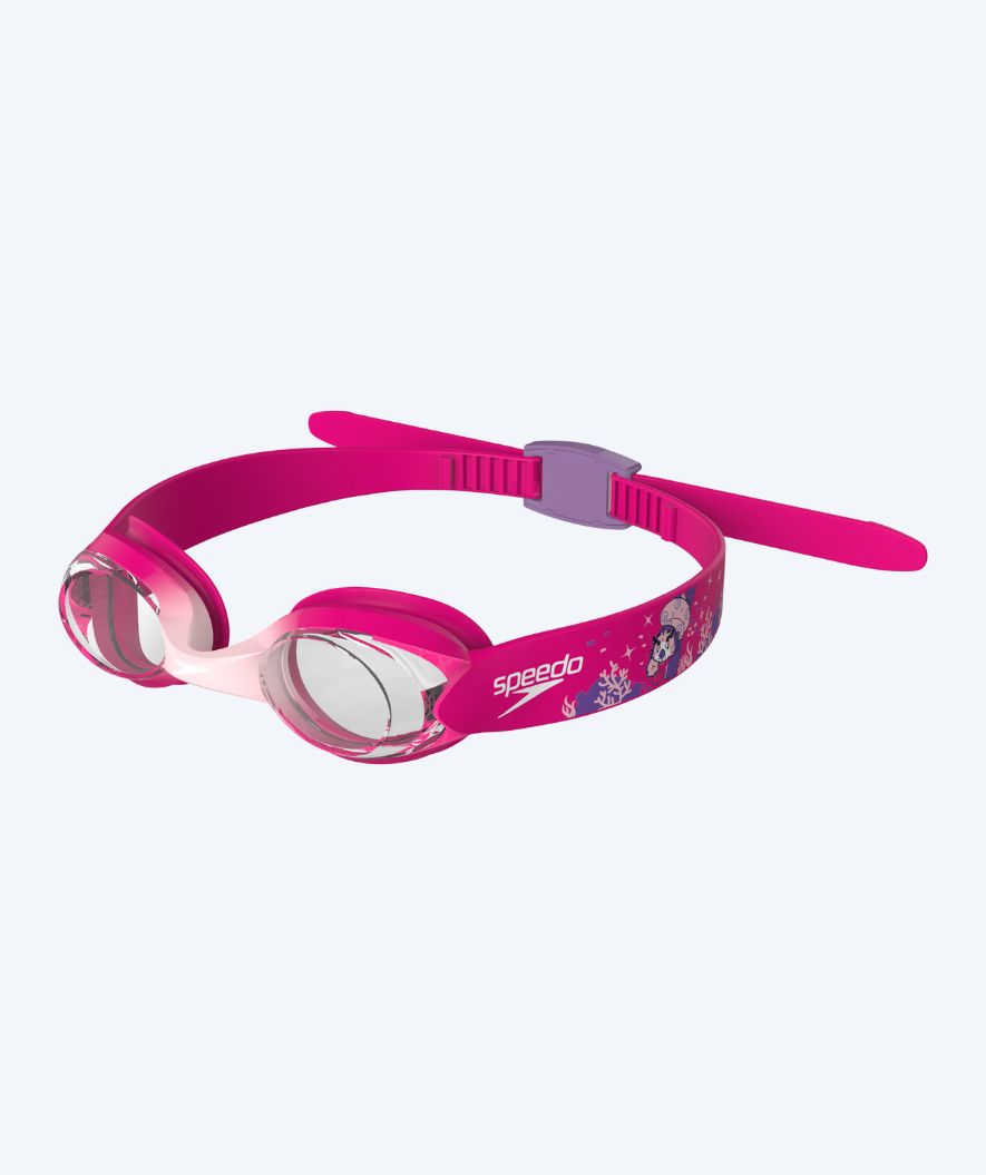 Speedo svømmebriller til barn (2-6) - Infant Illusion - Rosa/klar