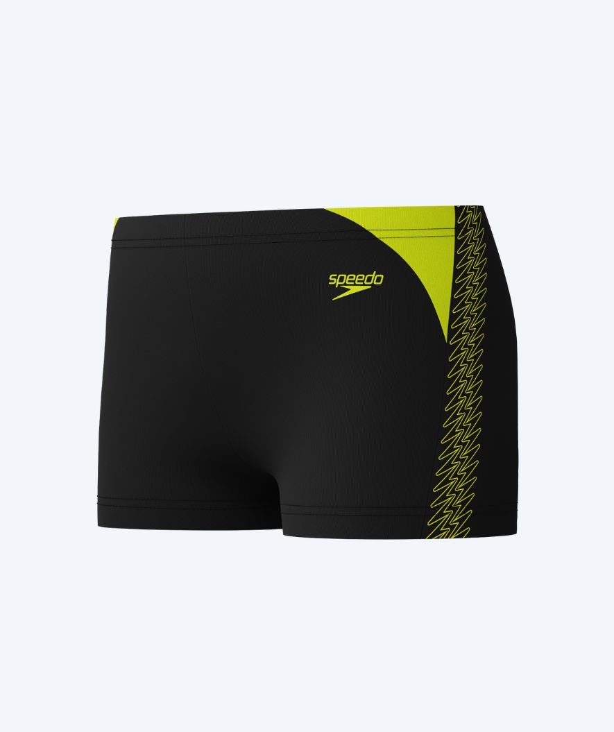 Speedo aqua shorts for gutter - Hyperboom Splice - Svart/gul