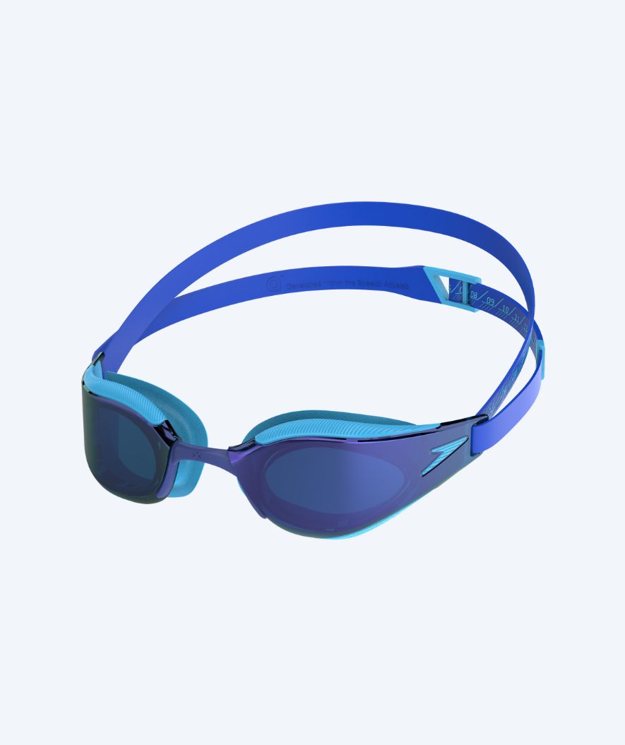 Speedo konkurransebriller til barn (6-14) - Fastskin Hyper Elite Mirror - Blå