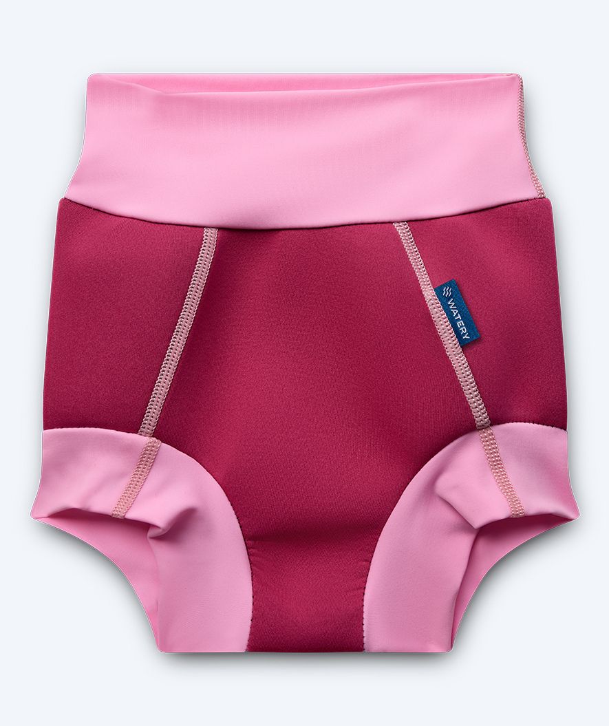 Watery bleiebadebukser til barn - Neoprene Swim Nappy - Atlantic Pink