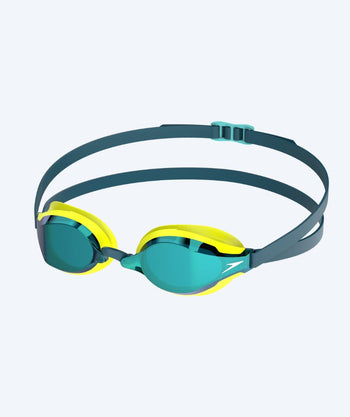 Speedo Elite svømmebriller - Fastskin Speedsocket 2 Mirror - Gul/grønn