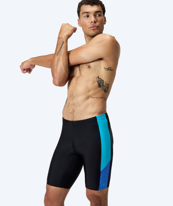 Speedo lange badebukser til menn - Dive - Svart/Lyseblå