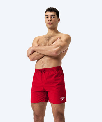 Speedo badeshorts til menn - Essential - Rød