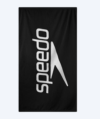 Speedo badehåndkle - Logo - Svart/hvit