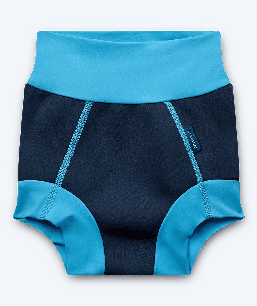 Watery bleiebadebukser til barn - Neoprene Swim Nappy - Atlantic Blue