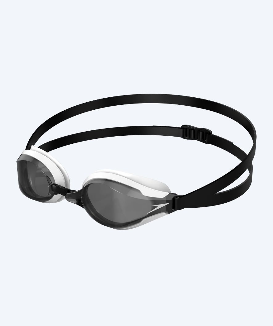 Speedo Elite svømmebriller - Fastskin Speedsocket 2 - Hvit/svart (Smoke linse)