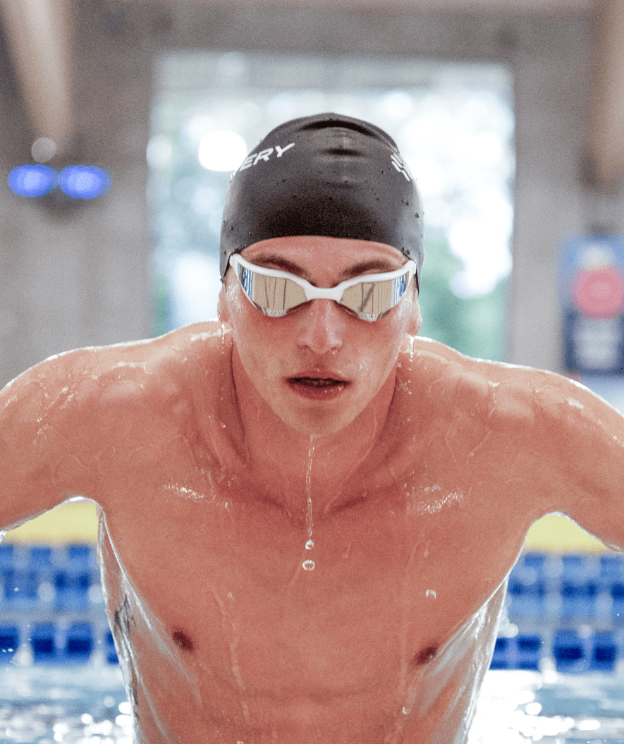 Watery svømmebriller - Instinct Ultra Mirror - Svart/gull