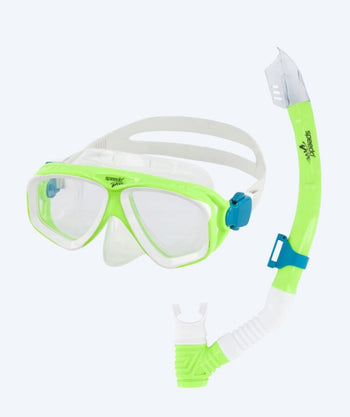 Speedo Combo snorkelsett til junior (6-16) - Adventure - Grønn/klar