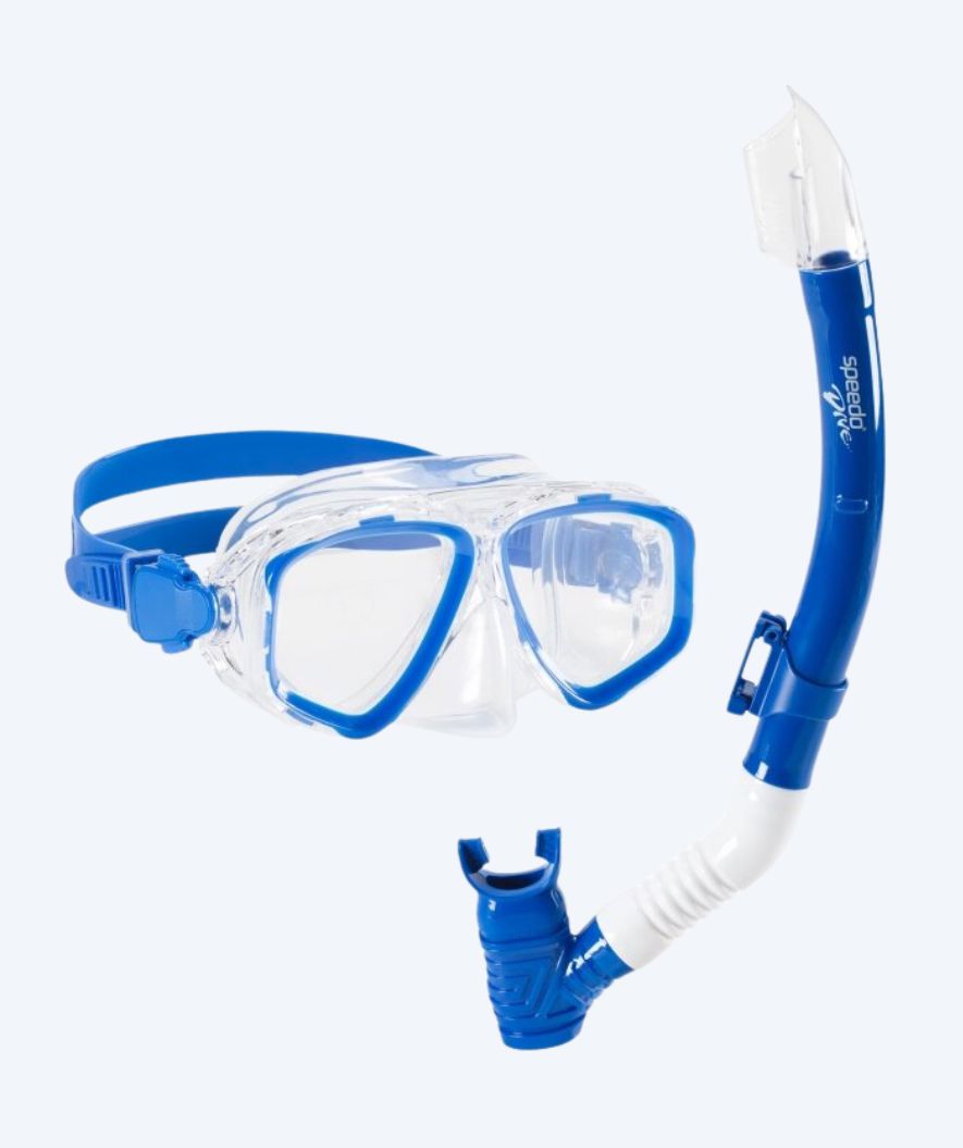 Speedo Combo snorkelsett til junior (6-16) - Adventure - Blå/klar