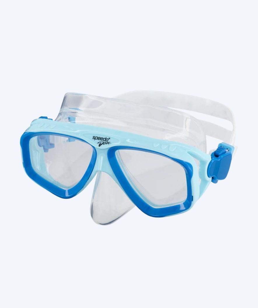 Speedo dykkermaske til voksne - Adventure - Blå/klar