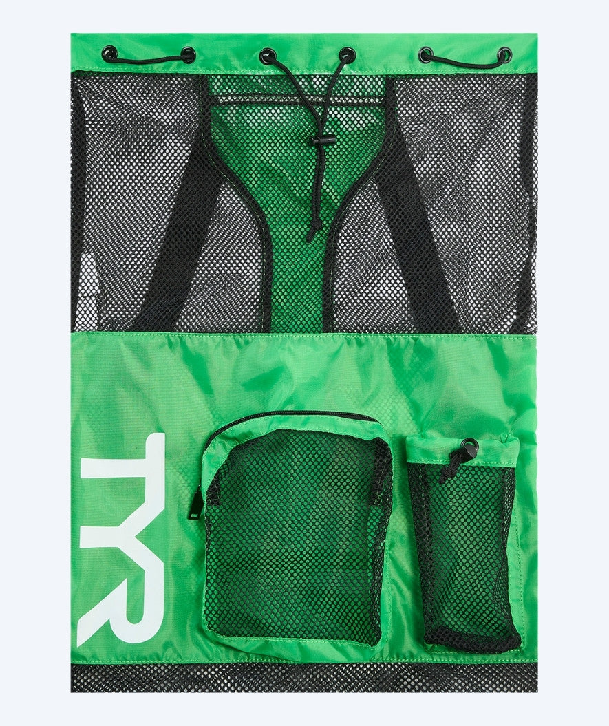TYR svømmenett - Big Mesh Mummy 40L - Grønn/svart