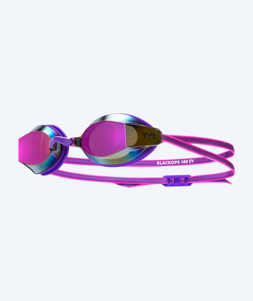 TYR svømmebriller til damer - Blackops 140 EV Mirrored - Lilla/rosa