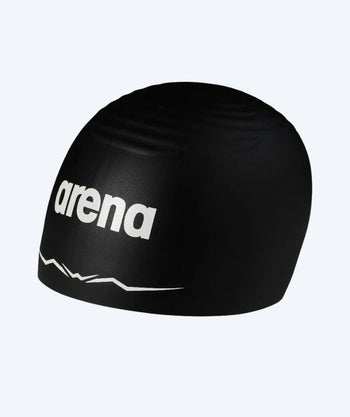 Arena konkurranse badehette - Aquaforce Wave Cap - Svart/Hvit
