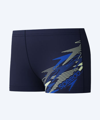 Speedo aquashorts til gutter - Medley Logo - Mørkeblå/Blå