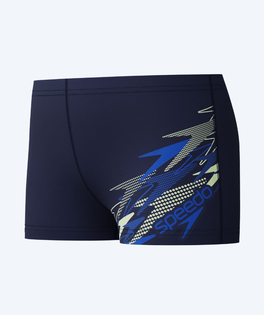 Speedo aquashorts til gutter - Medley Logo - Mørkeblå/Blå