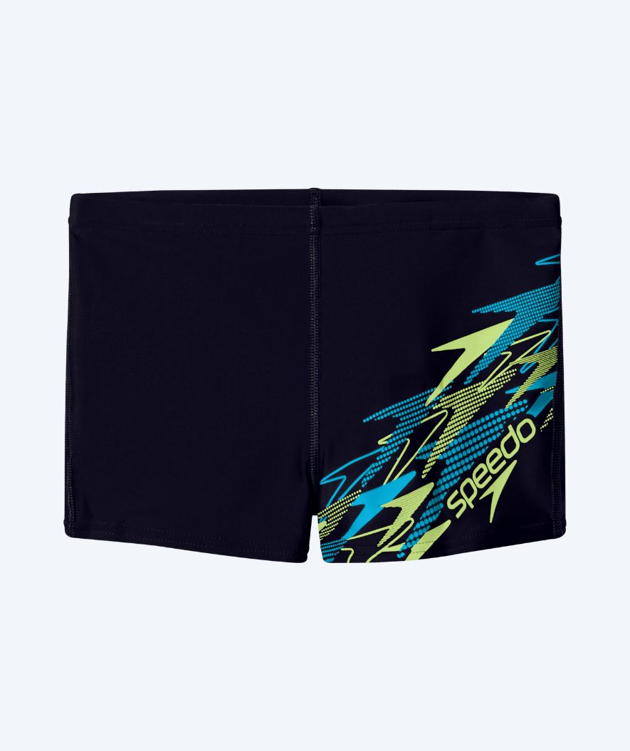 Speedo aquashorts til gutter - Medley Logo - Svart/Grønn