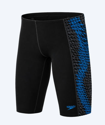 Speedo lange badebukser til menn - Endurance Max Tech Pannel - Svart/Mørkeblå