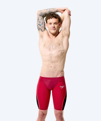 Speedo konkurransebukser til menn - LZR Pure Intent 2.0 - Mørkerød/Svart