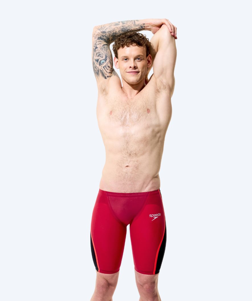 Speedo konkurransebukser til menn - LZR Pure Intent 2.0 - Mørkerød/Svart