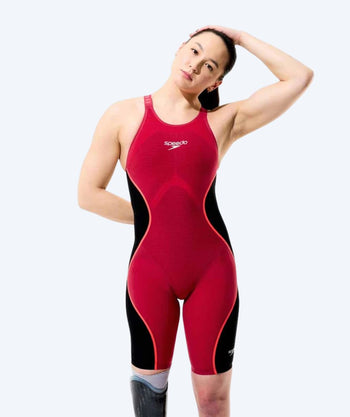 Speedo konkurransedrakt til damer - LZR Pure Intent 2.0 - Mørkerød/Svart