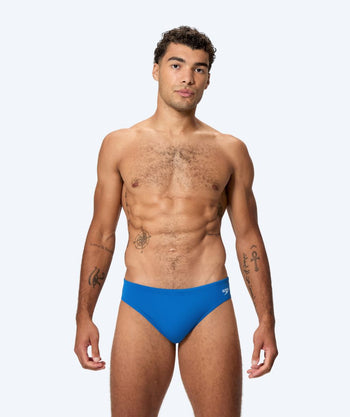 Speedo trekantede badebukser til menn - Endurance Logo - Lyseblå