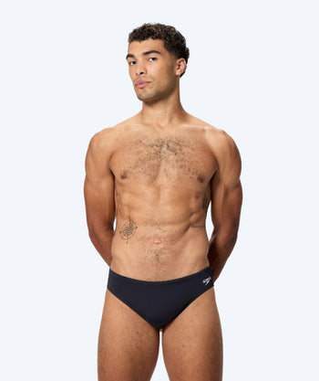 Speedo trekantede badebukser til menn - Endurance Logo - Svart