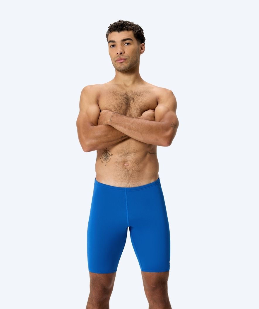 Speedo lange badebukser til menn - Endurance Logo - Lyseblå