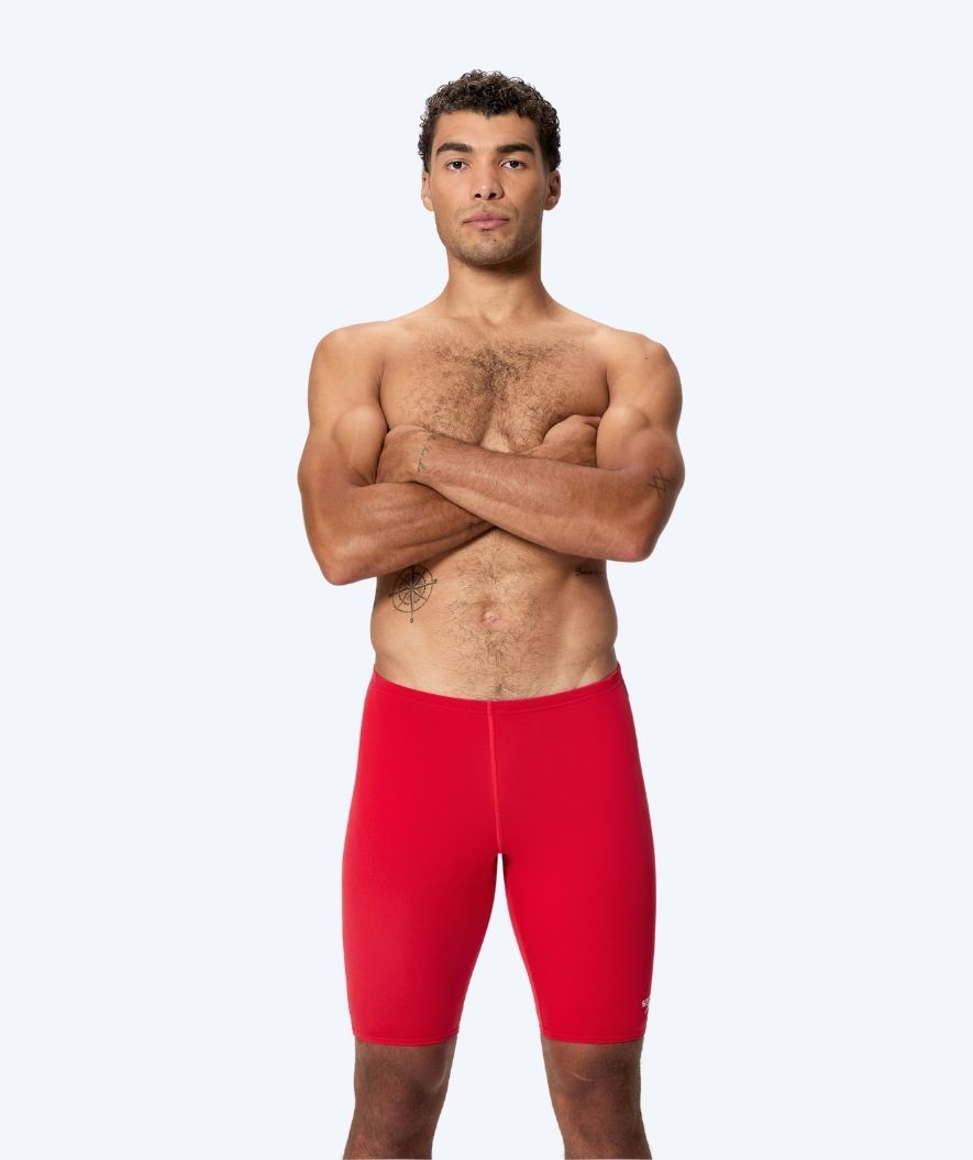 Speedo lange badebukser til menn - Endurance Logo - Rød