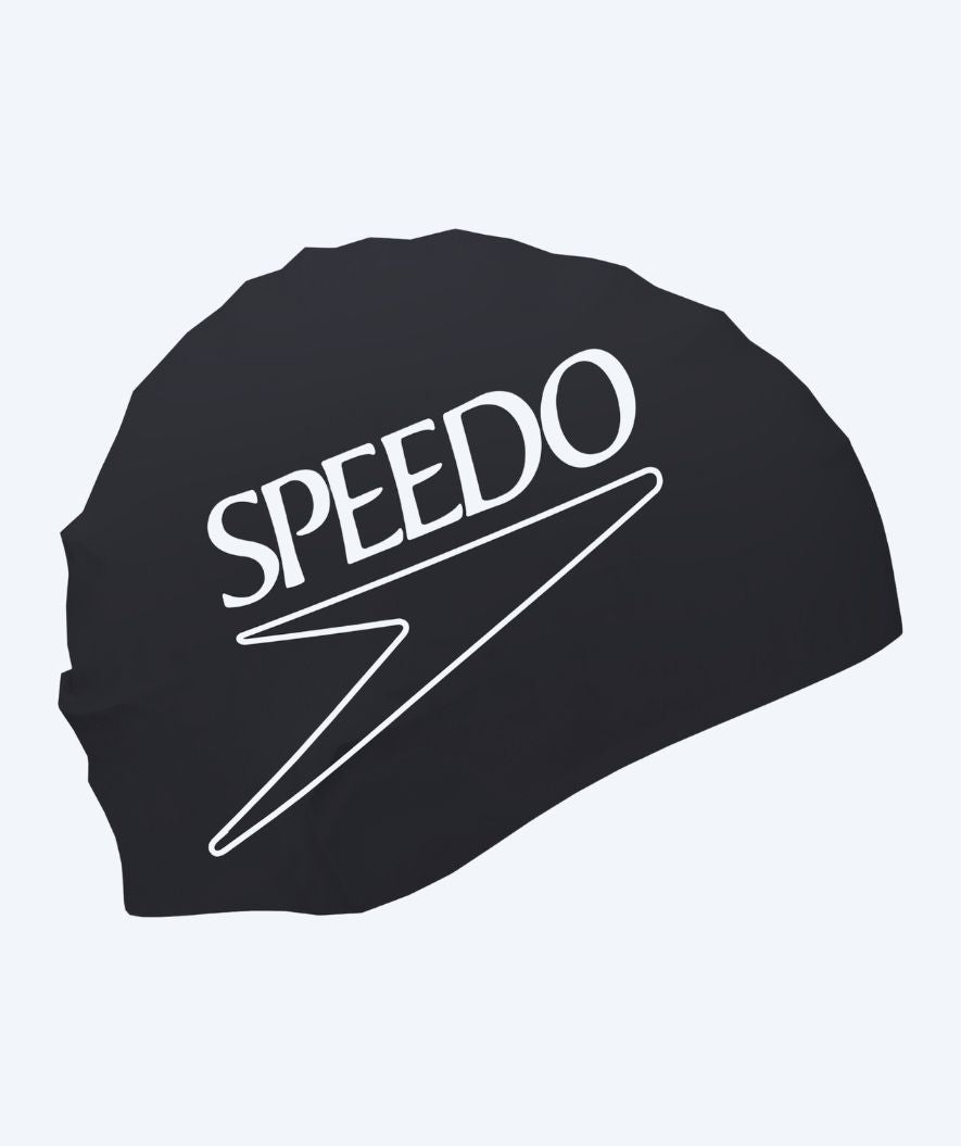 Speedo badehette - Printed Biofuse - Svart
