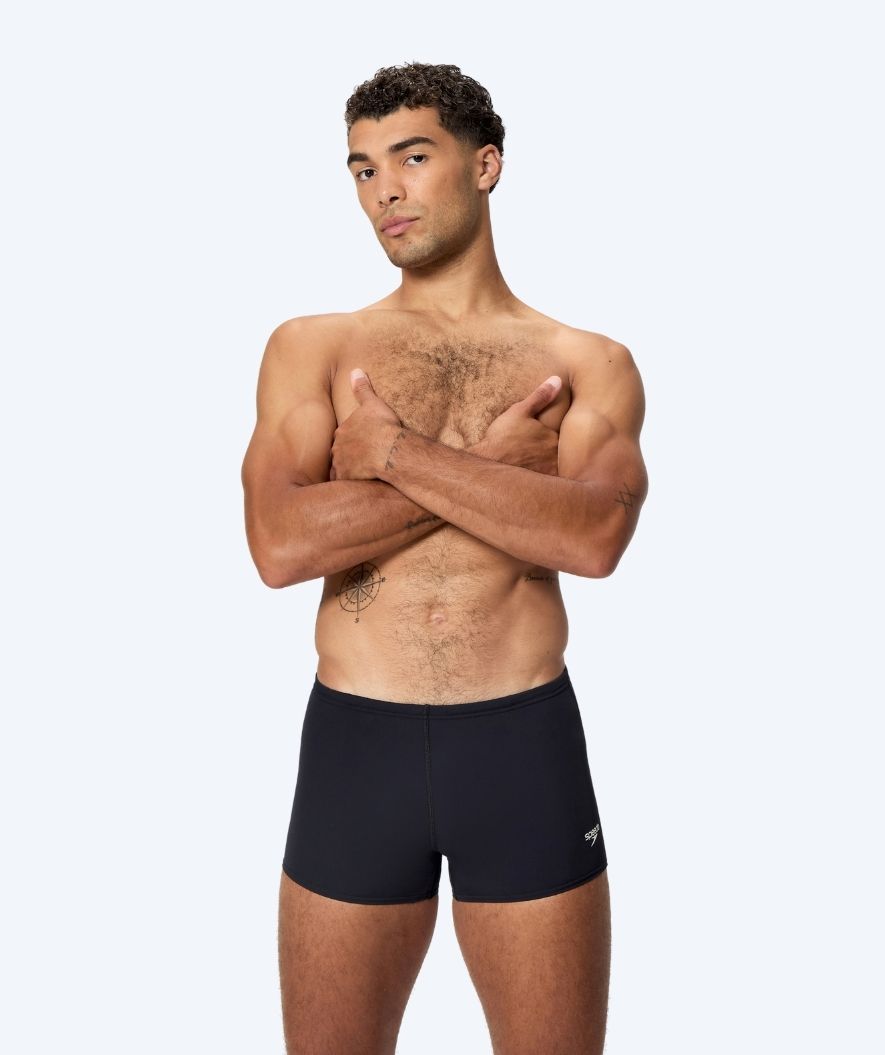 Speedo aquashorts til menn - Endurance Logo - Svart