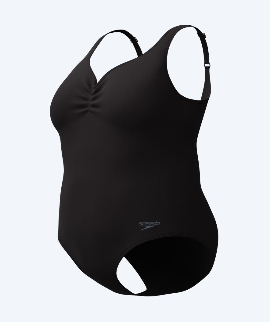 Speedo badedrakt i plus size til damer - Shaping AquaNite - Svart